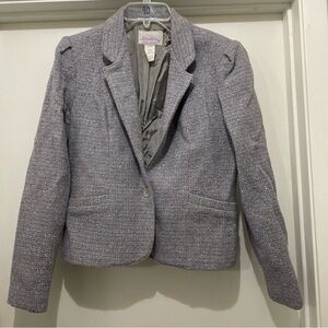 Vintage 1980s Sassafras wool blend blazer. Size 13/14.